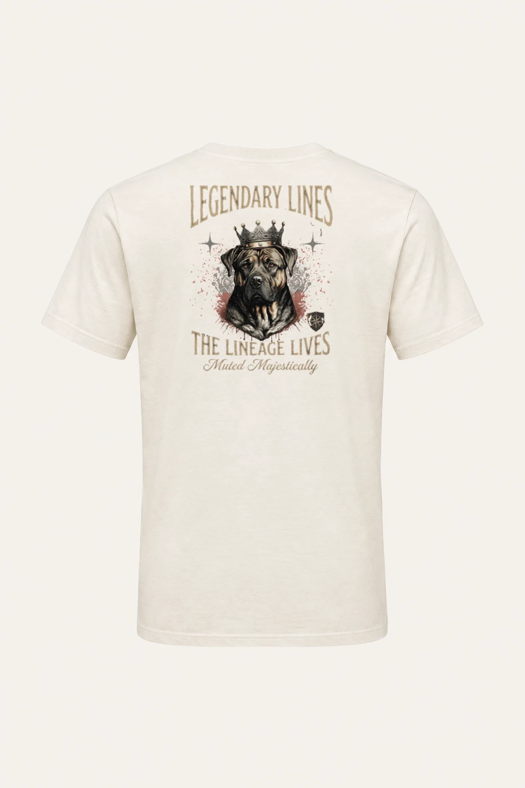 "Legendary Lines" Heavyweight Unisex Crewneck T-shirt | Gildan 5000