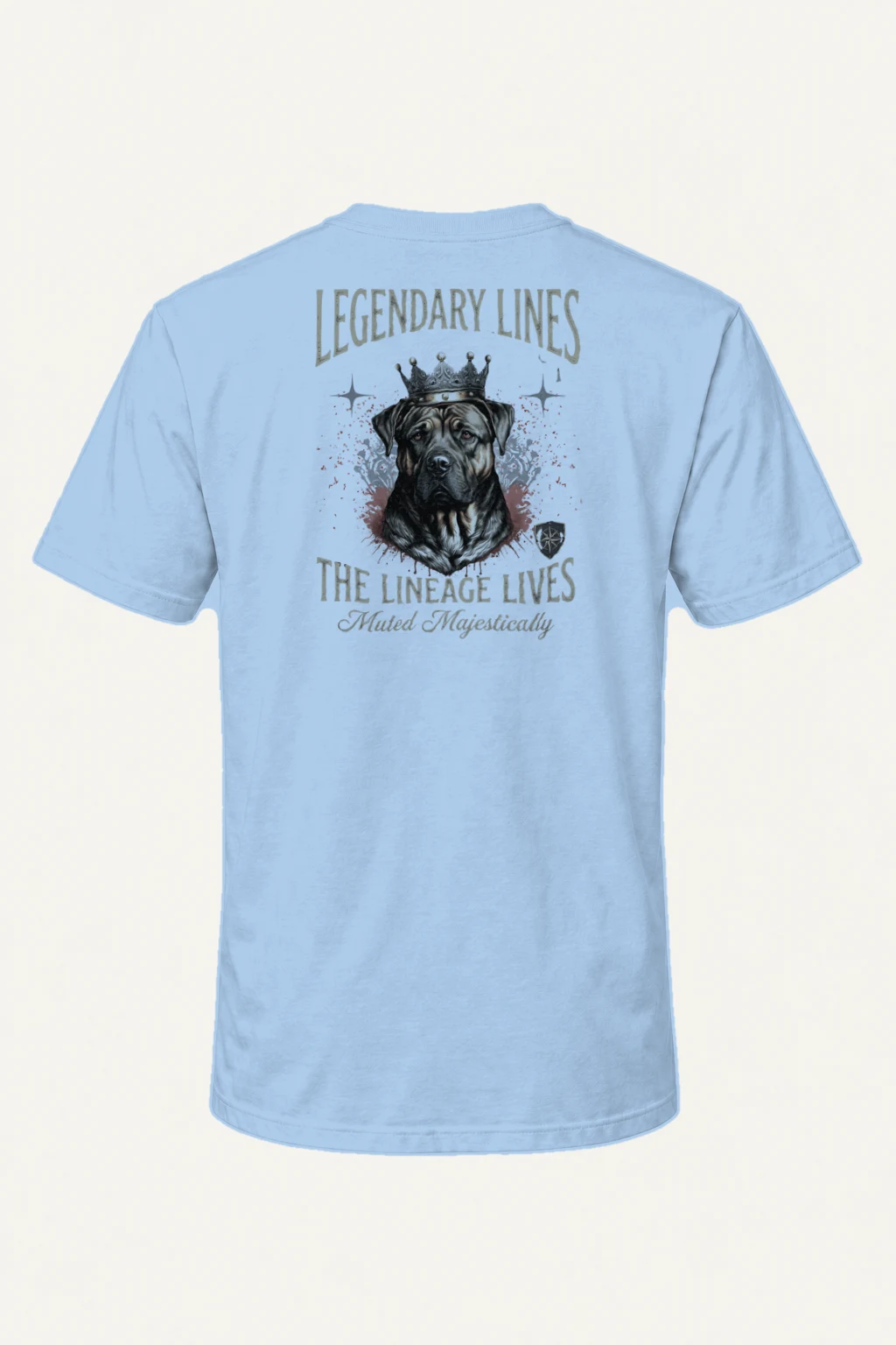 "Legendary Lines" Heavyweight Unisex Crewneck T-shirt | Gildan 5000