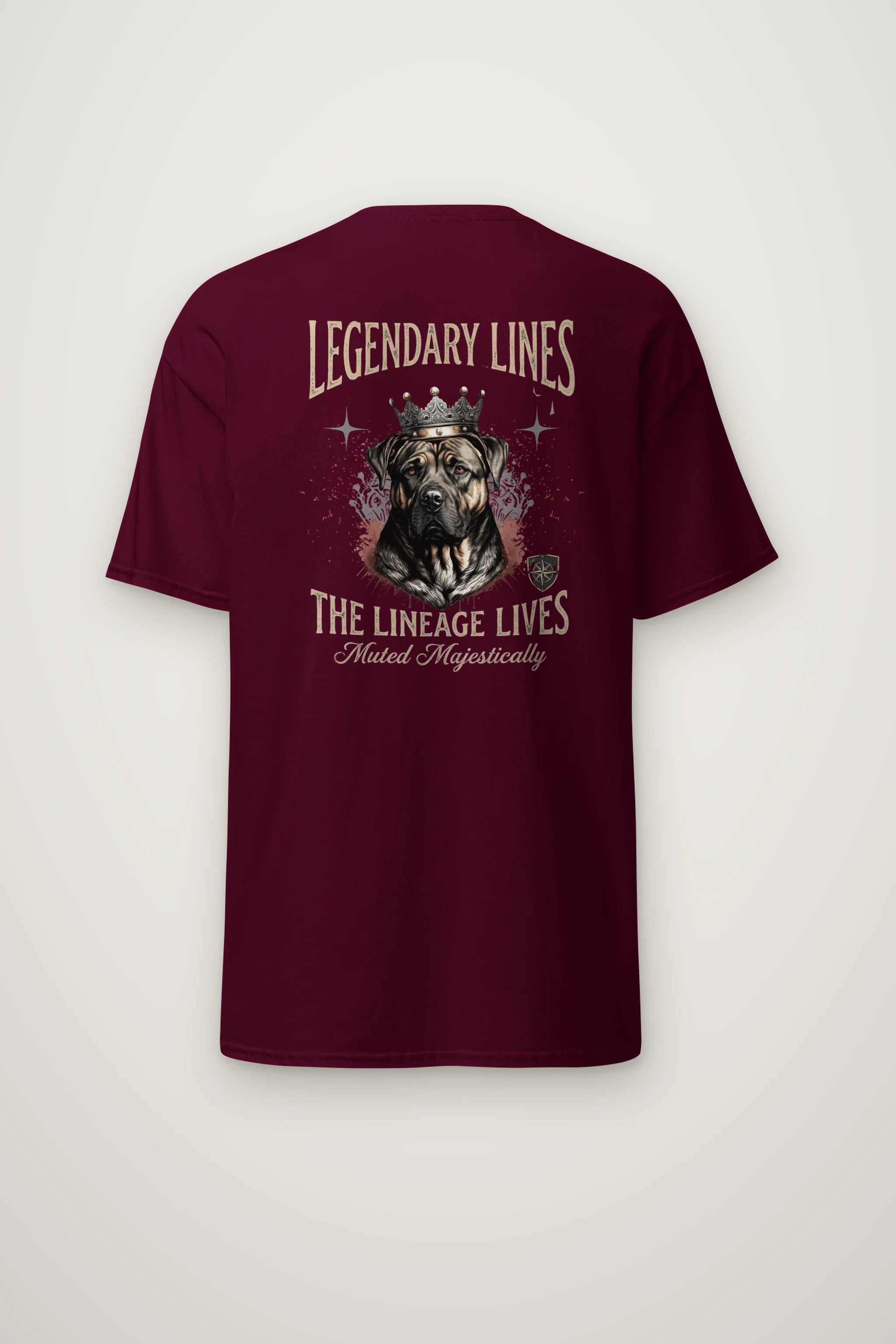 "Legendary Lines" Heavyweight Unisex Crewneck T-shirt