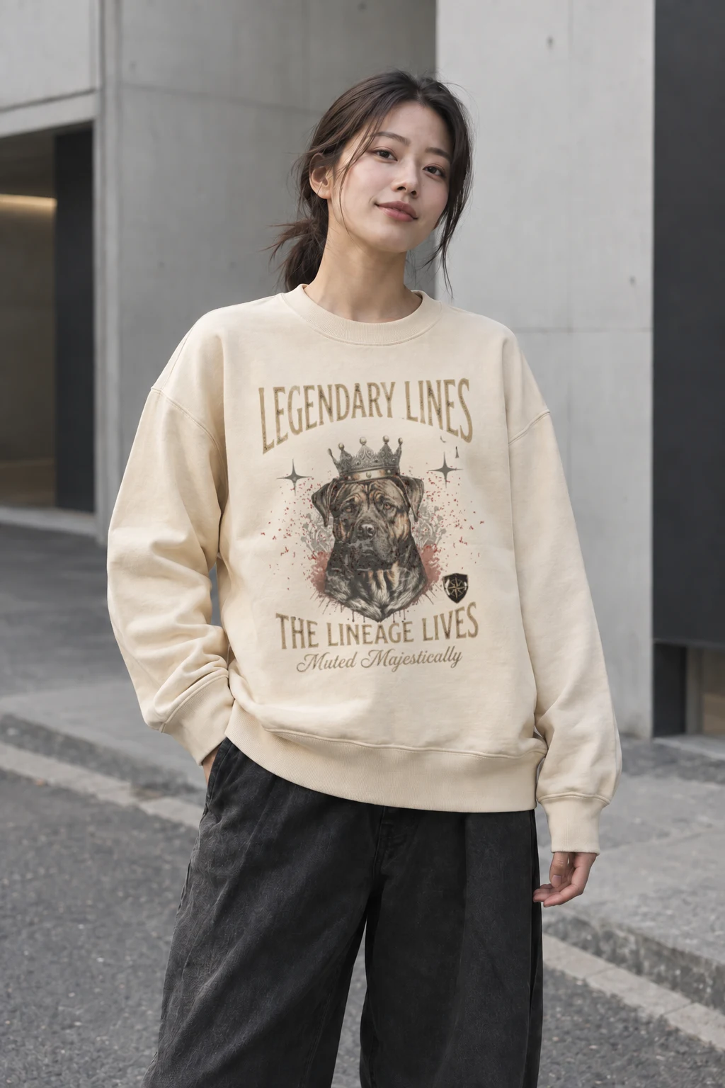 "Legendary Lines" Unisex Sponge Fleece Crewneck Sweatshirt | Bella + Canvas 3901