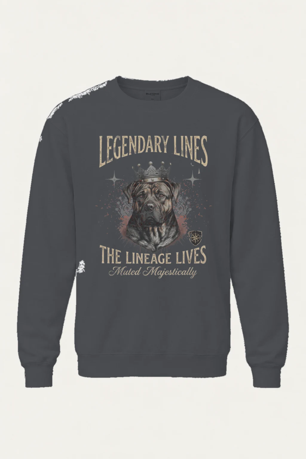 "Legendary Lines" Unisex Sponge Fleece Crewneck Sweatshirt | Bella + Canvas 3901