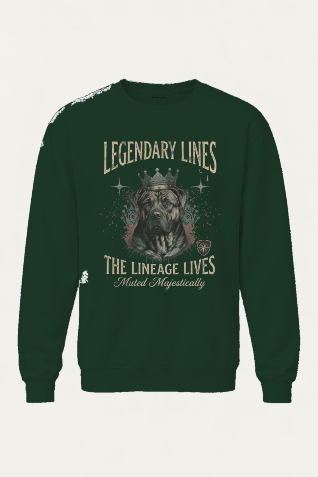 "Legendary Lines" Unisex Sponge Fleece Crewneck Sweatshirt | Bella + Canvas 3901