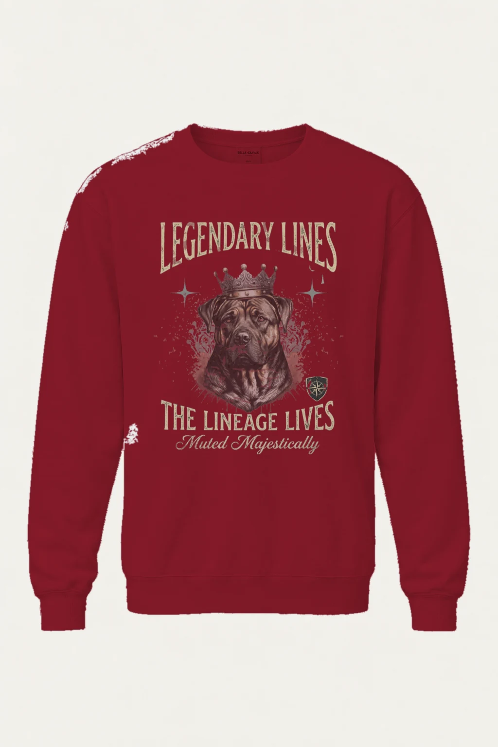 "Legendary Lines" Unisex Sponge Fleece Crewneck Sweatshirt | Bella + Canvas 3901