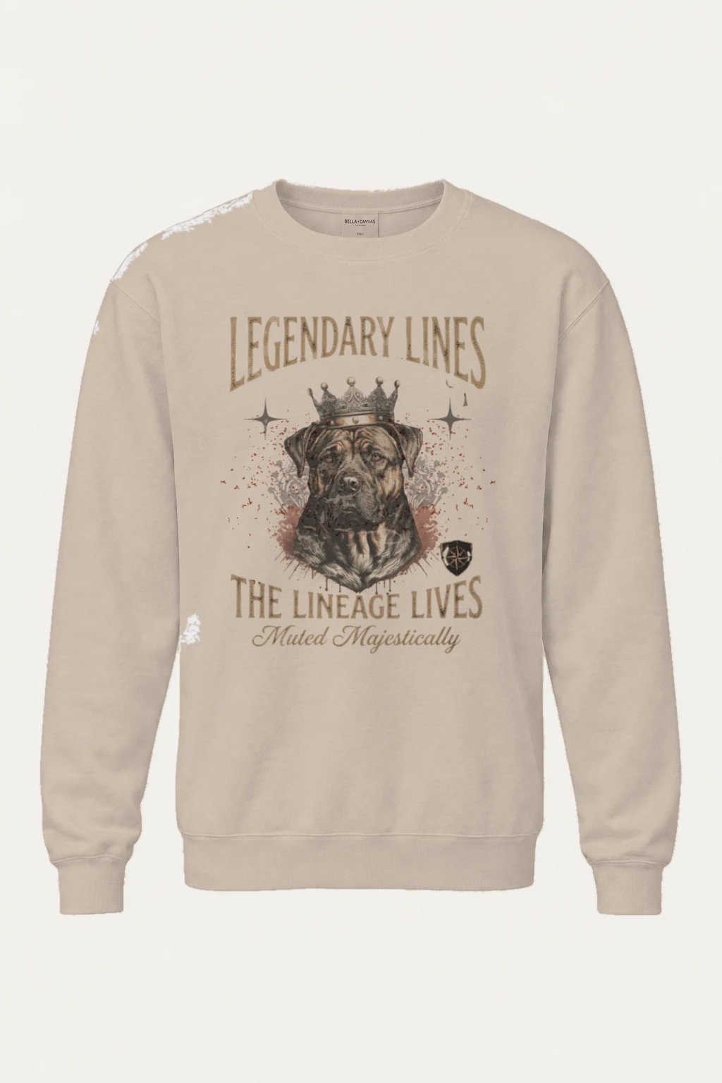 "Legendary Lines" Unisex Sponge Fleece Crewneck Sweatshirt | Bella + Canvas 3901