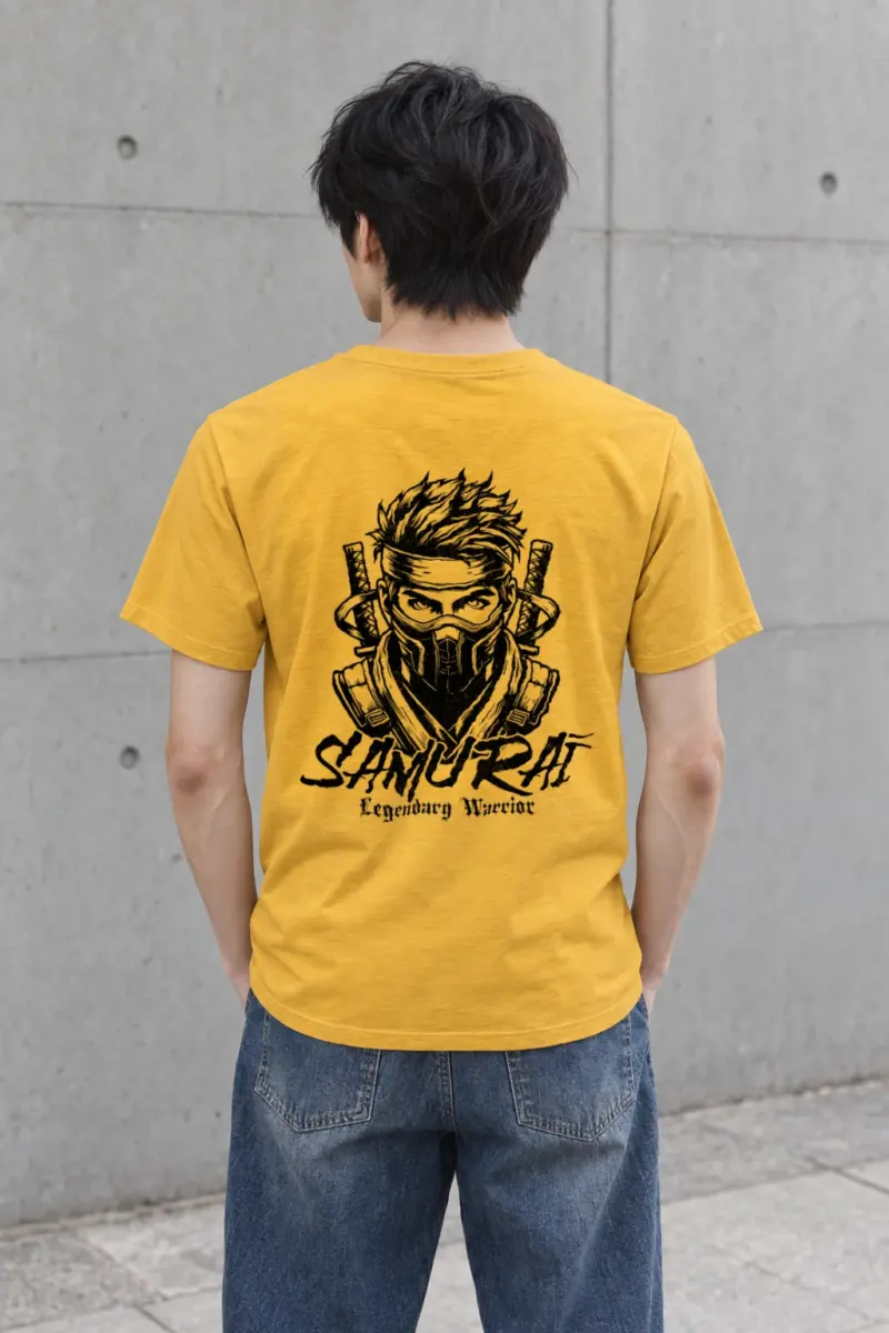 "Legendary Samurai" Heavyweight Unisex Crewneck T-shirt