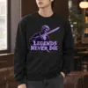 "Legends Never Die" Heavy Blend Unisex Crewneck Sweatshirt