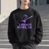 "Legends Never Die" Heavy Blend Unisex Crewneck Sweatshirt | Gildan 18000