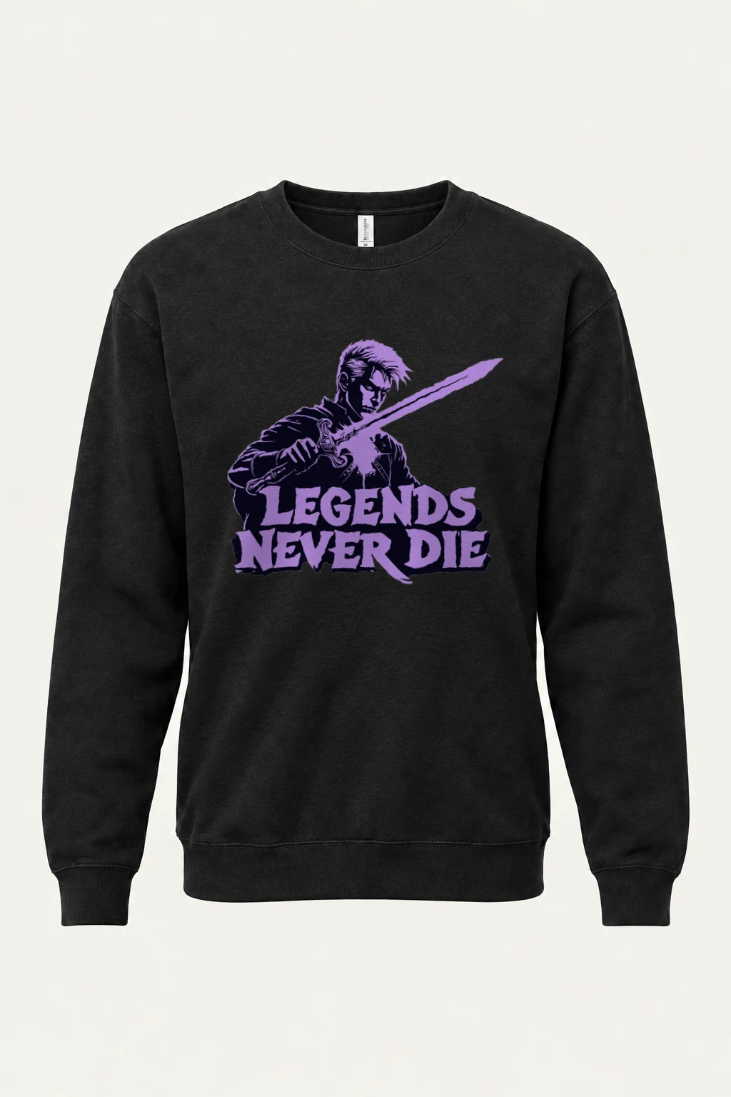 "Legends Never Die" Heavy Blend Unisex Crewneck Sweatshirt | Gildan 18000