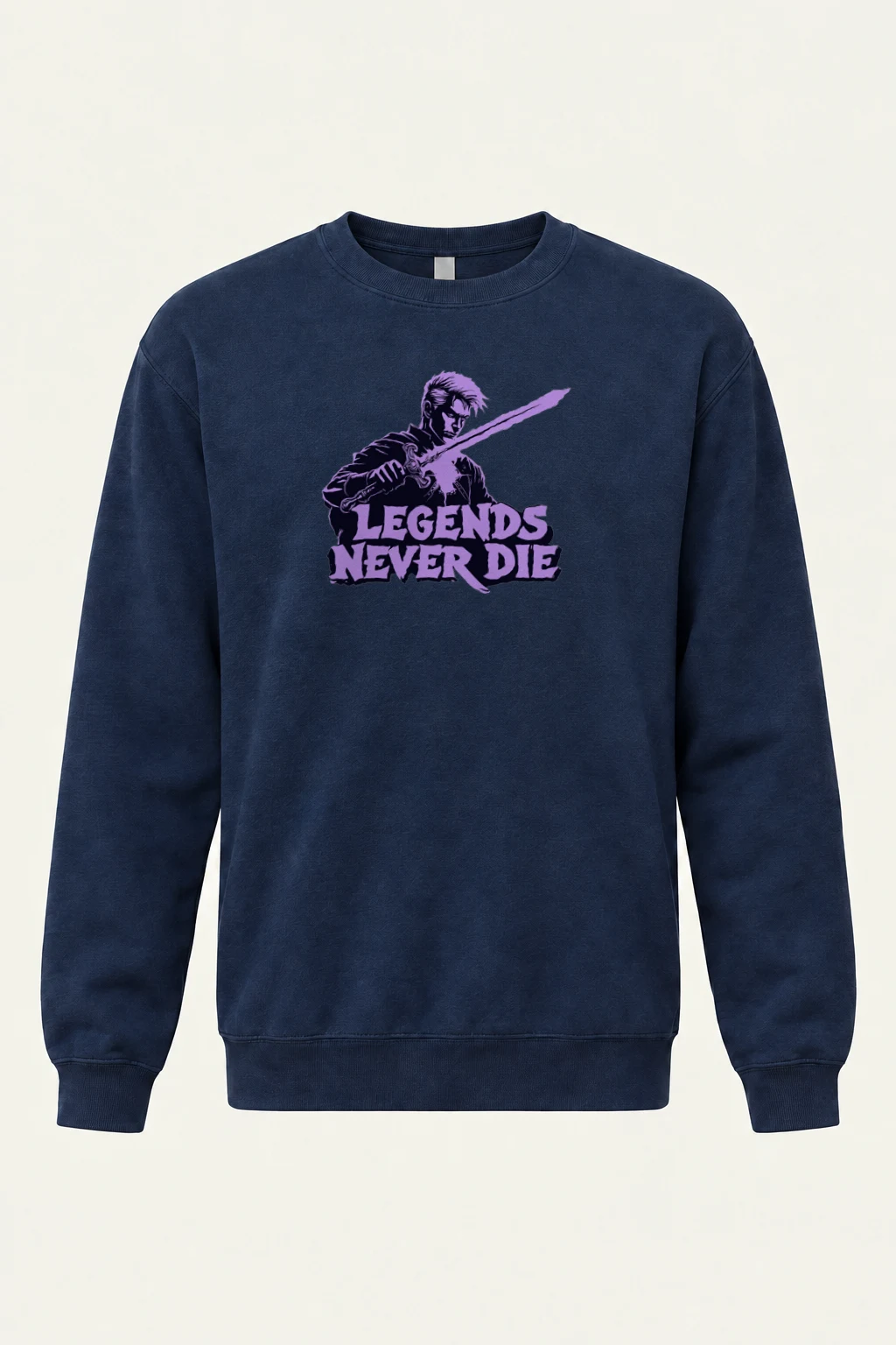 "Legends Never Die" Heavy Blend Unisex Crewneck Sweatshirt | Gildan 18000