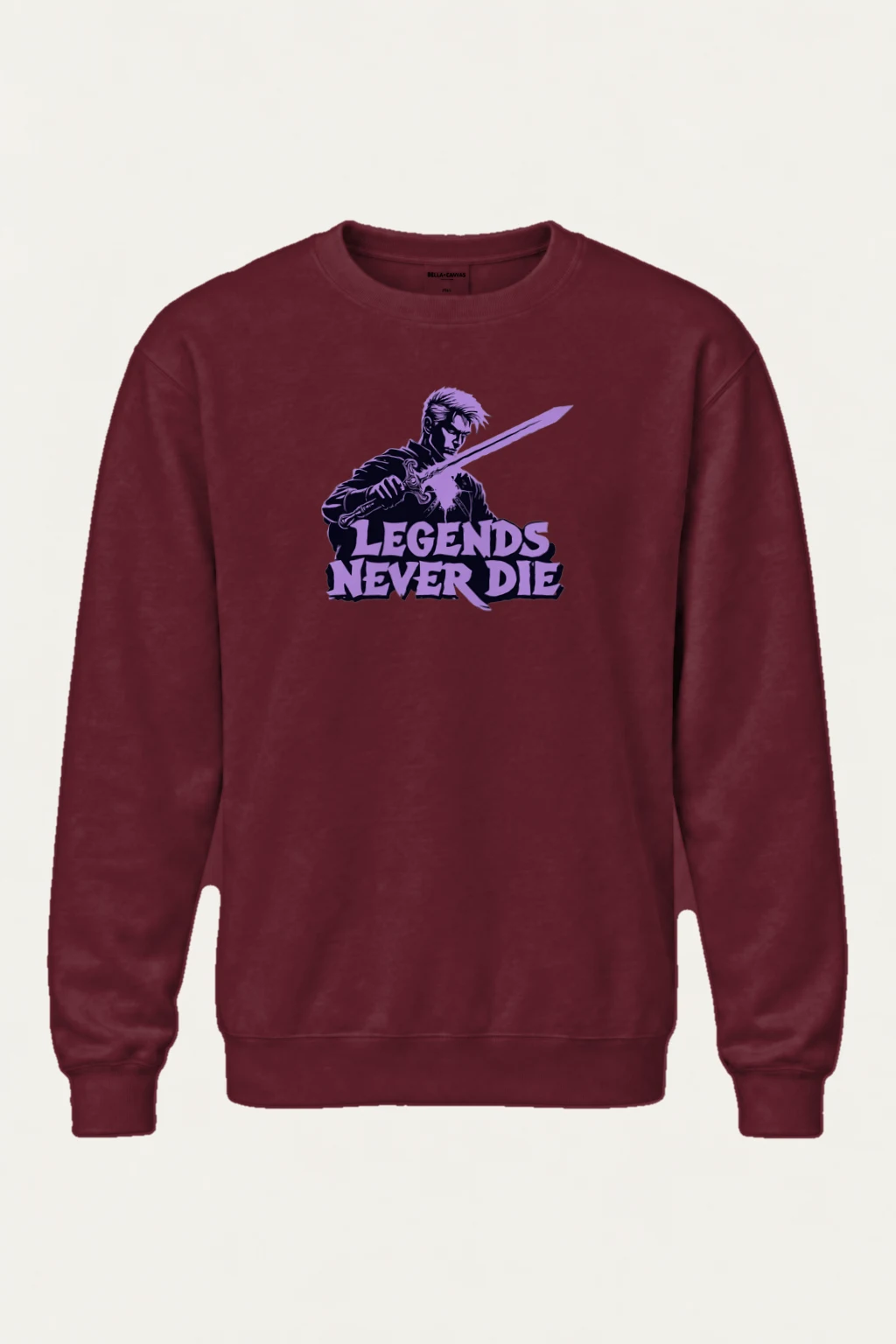 "Legends Never Die" Heavy Blend Unisex Crewneck Sweatshirt | Gildan 18000