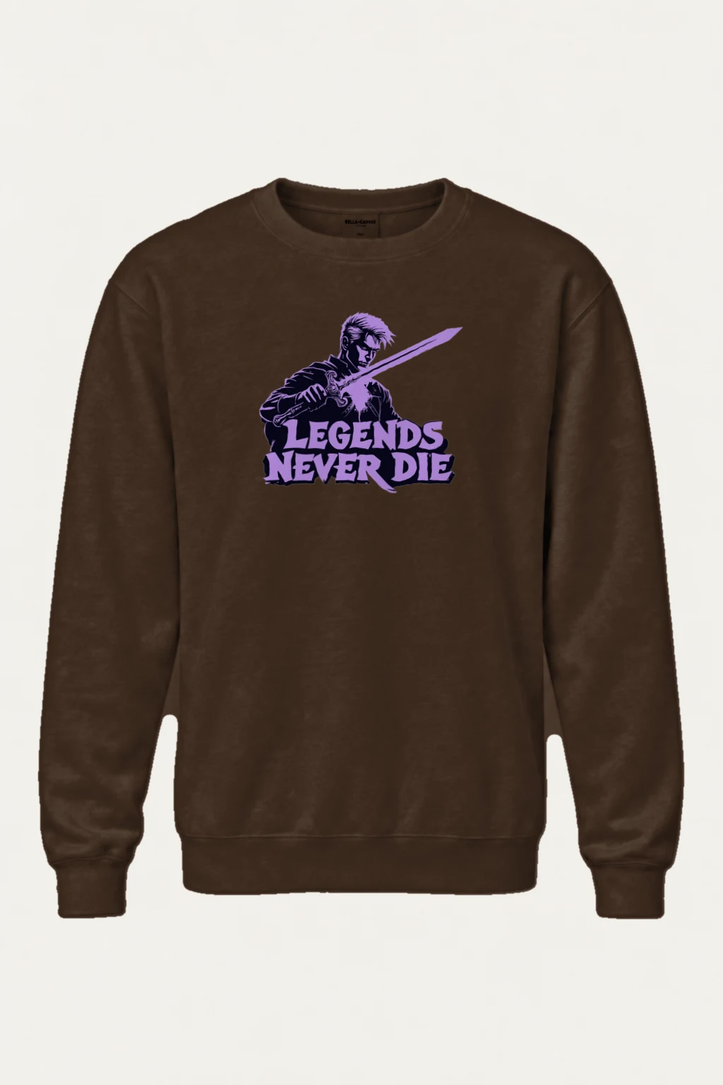"Legends Never Die" Heavy Blend Unisex Crewneck Sweatshirt | Gildan 18000