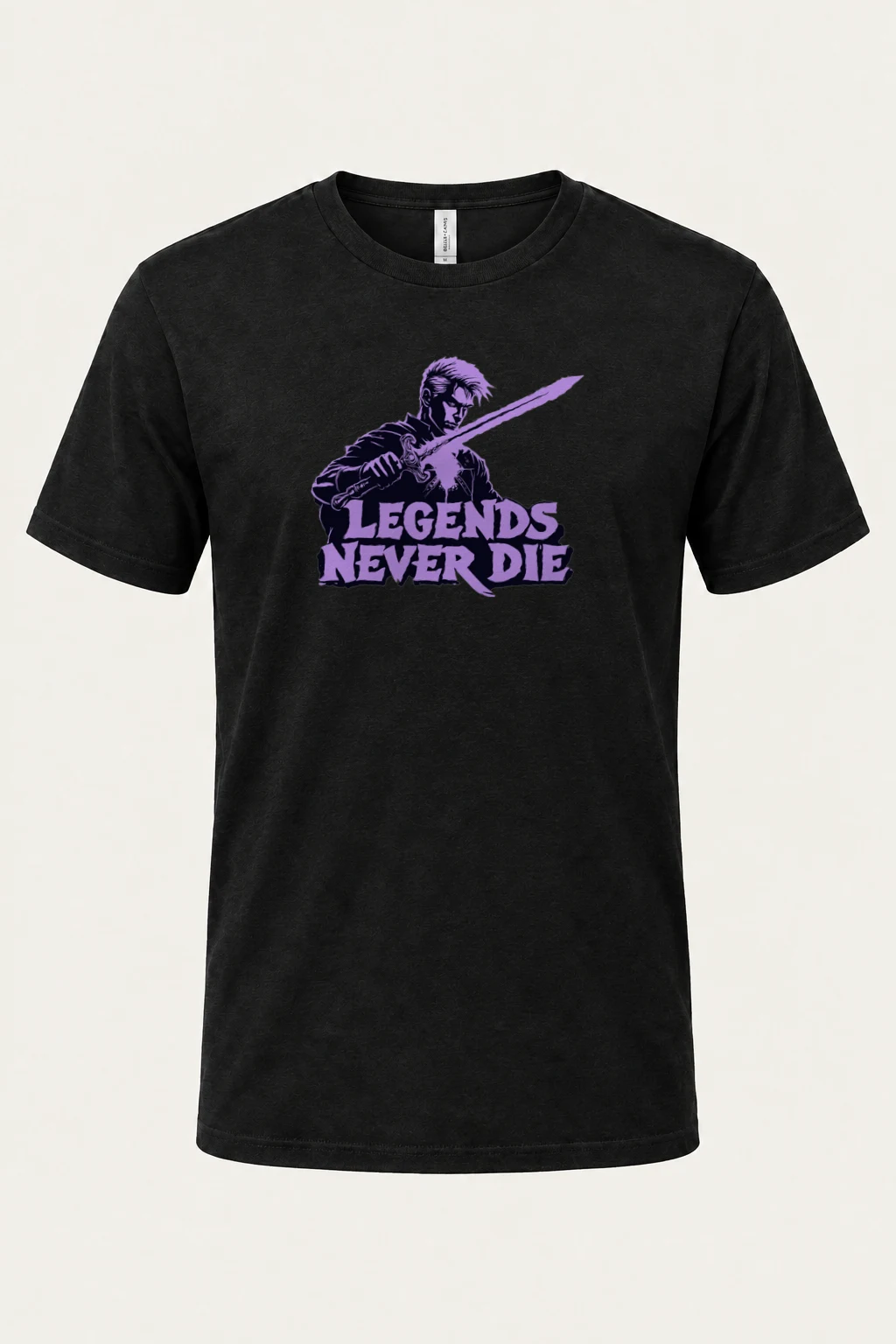 "Legends Never Die" Heavyweight Unisex Crewneck T-shirt | Gildan 5000