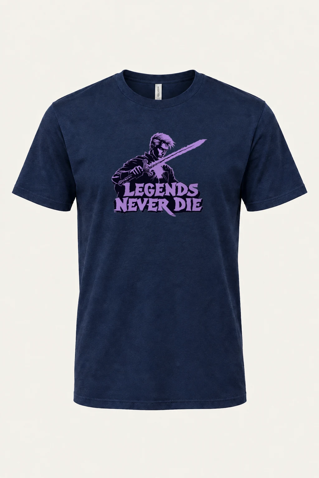 "Legends Never Die" Heavyweight Unisex Crewneck T-shirt | Gildan 5000