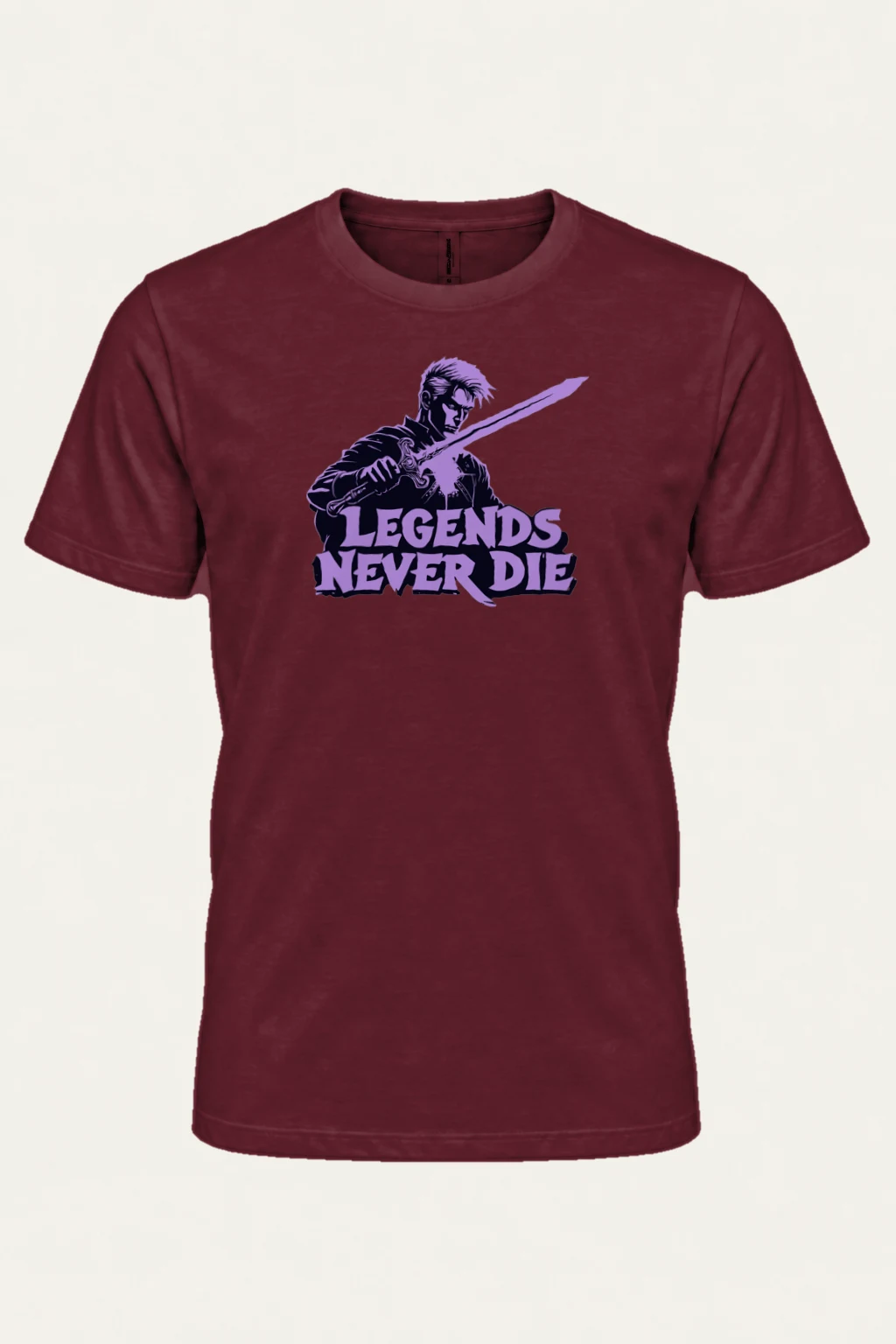 "Legends Never Die" Heavyweight Unisex Crewneck T-shirt | Gildan 5000