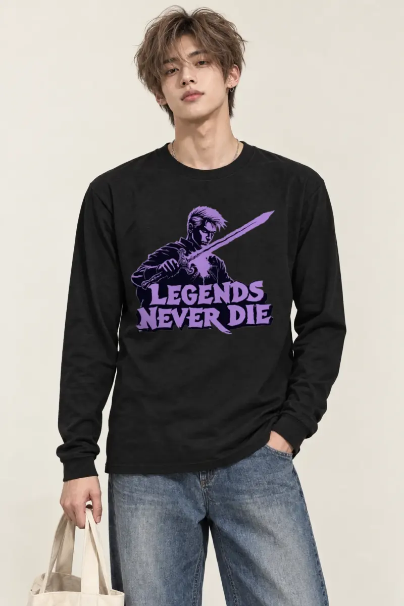 "Legends Never Die" Unisex Longsleeve T-shirt