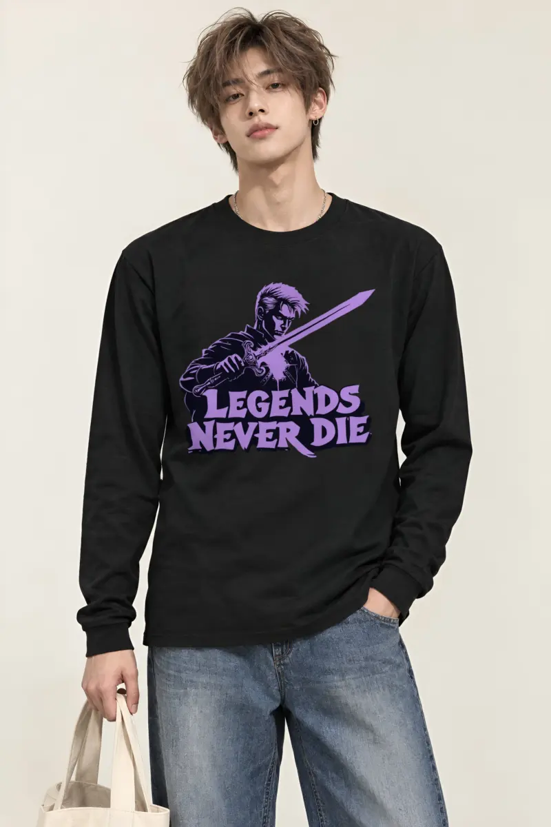 "Legends Never Die" Unisex Longsleeve T-shirt