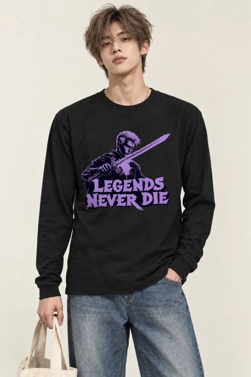 "Legends Never Die" Unisex Longsleeve T-shirt
