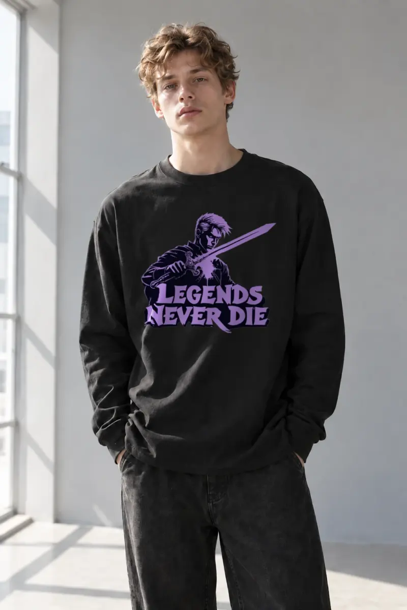 "Legends Never Die" Unisex Longsleeve T-shirt | Gildan 2400
