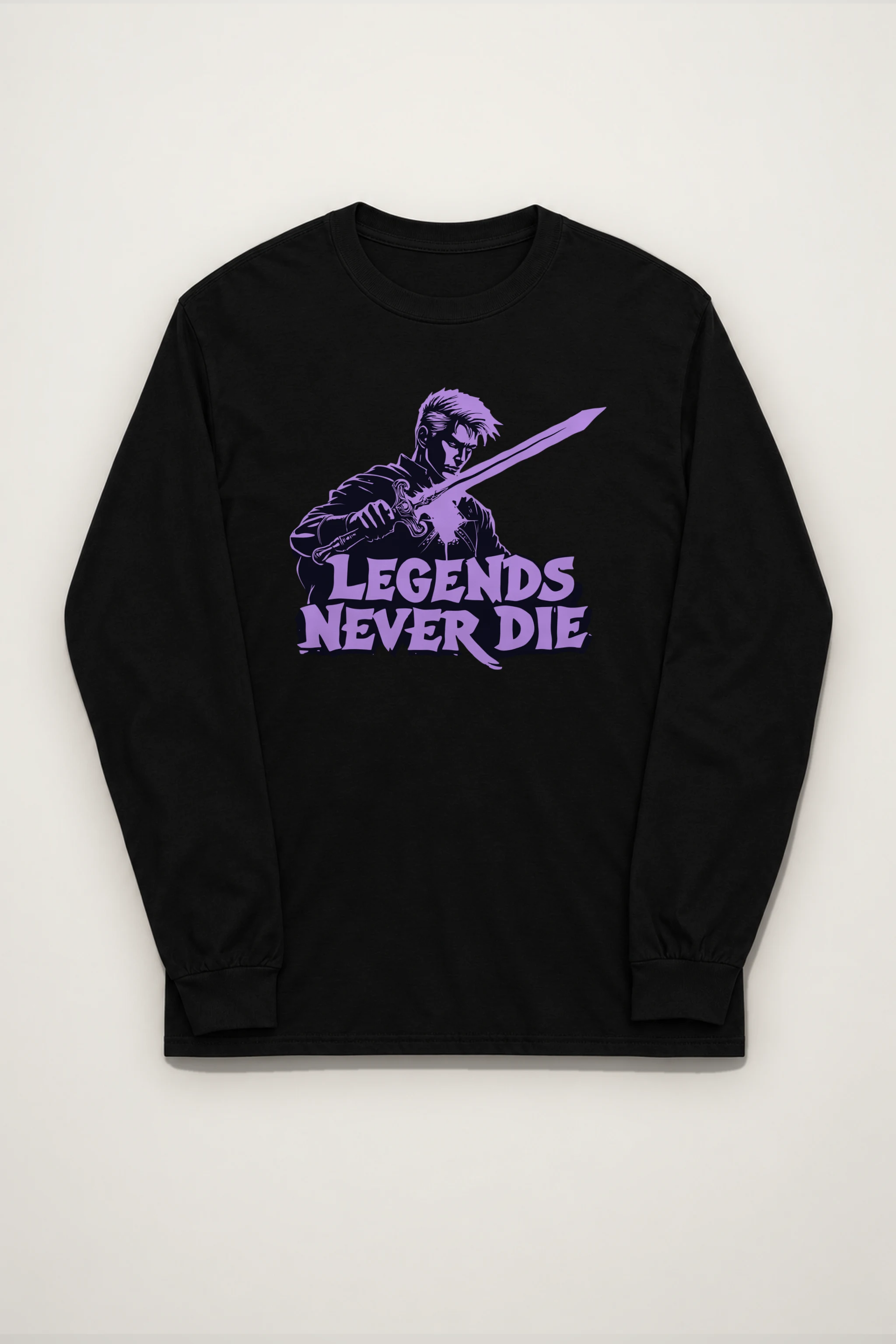 "Legends Never Die" Unisex Longsleeve T-shirt