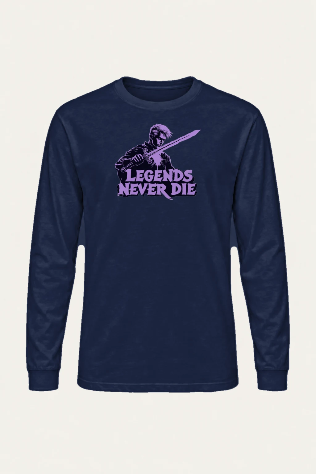 "Legends Never Die" Unisex Longsleeve T-shirt | Gildan 2400