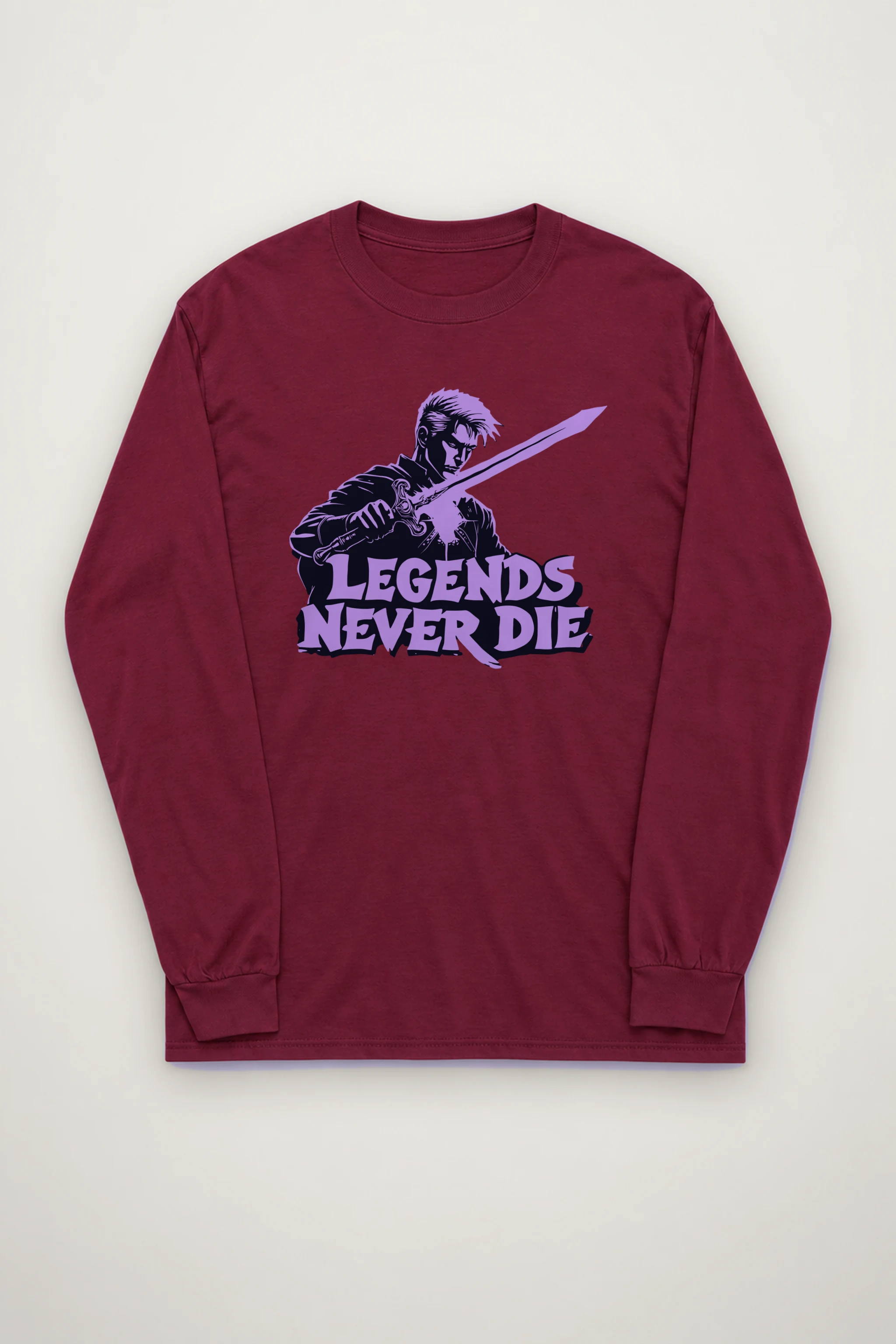 "Legends Never Die" Unisex Longsleeve T-shirt