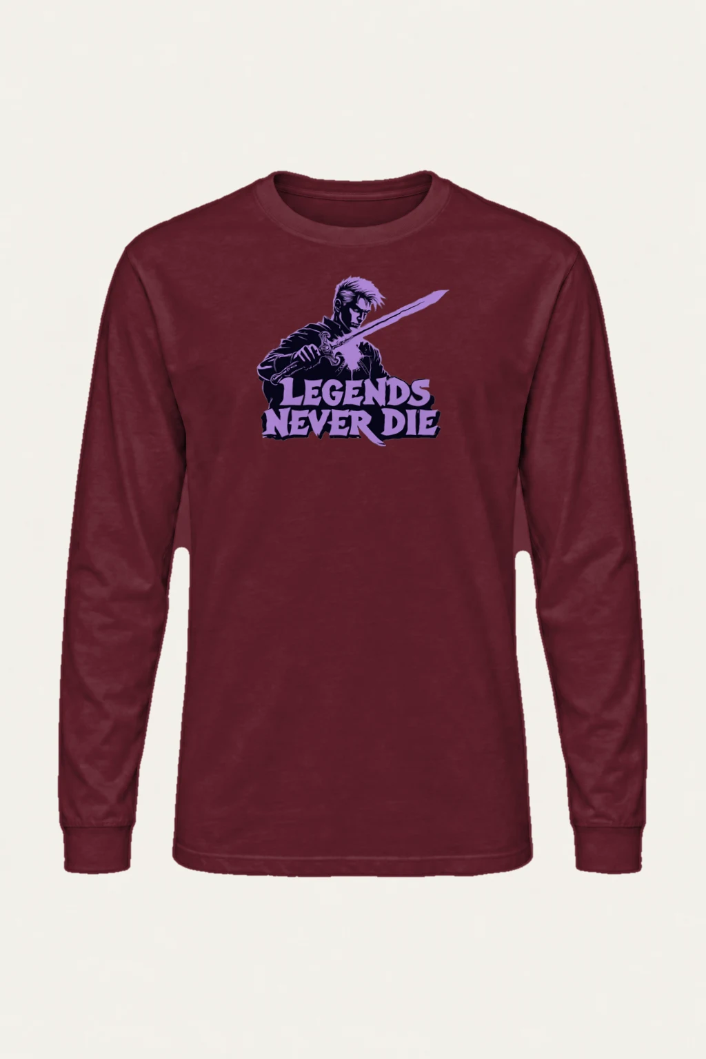 "Legends Never Die" Unisex Longsleeve T-shirt | Gildan 2400