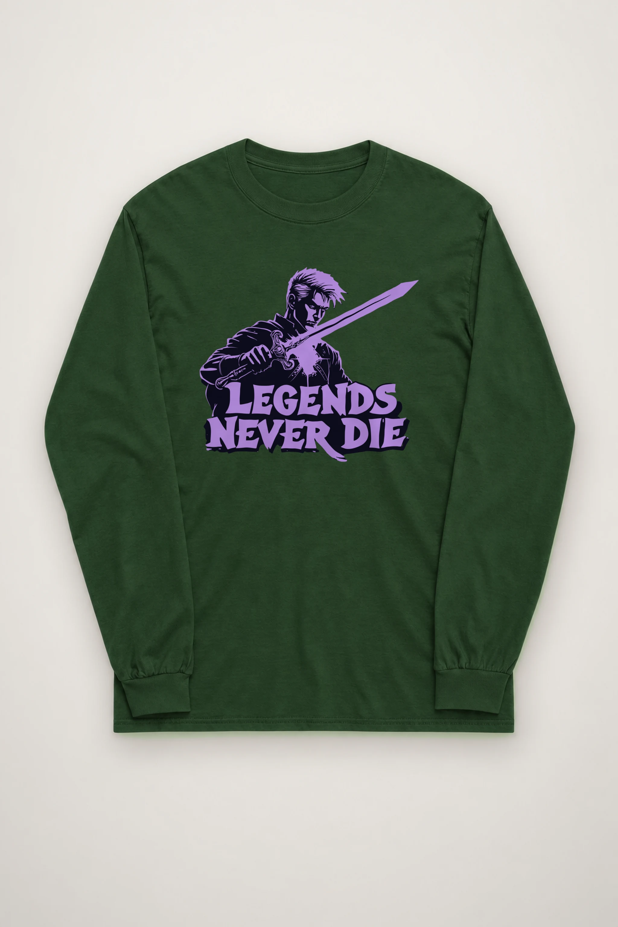 "Legends Never Die" Unisex Longsleeve T-shirt