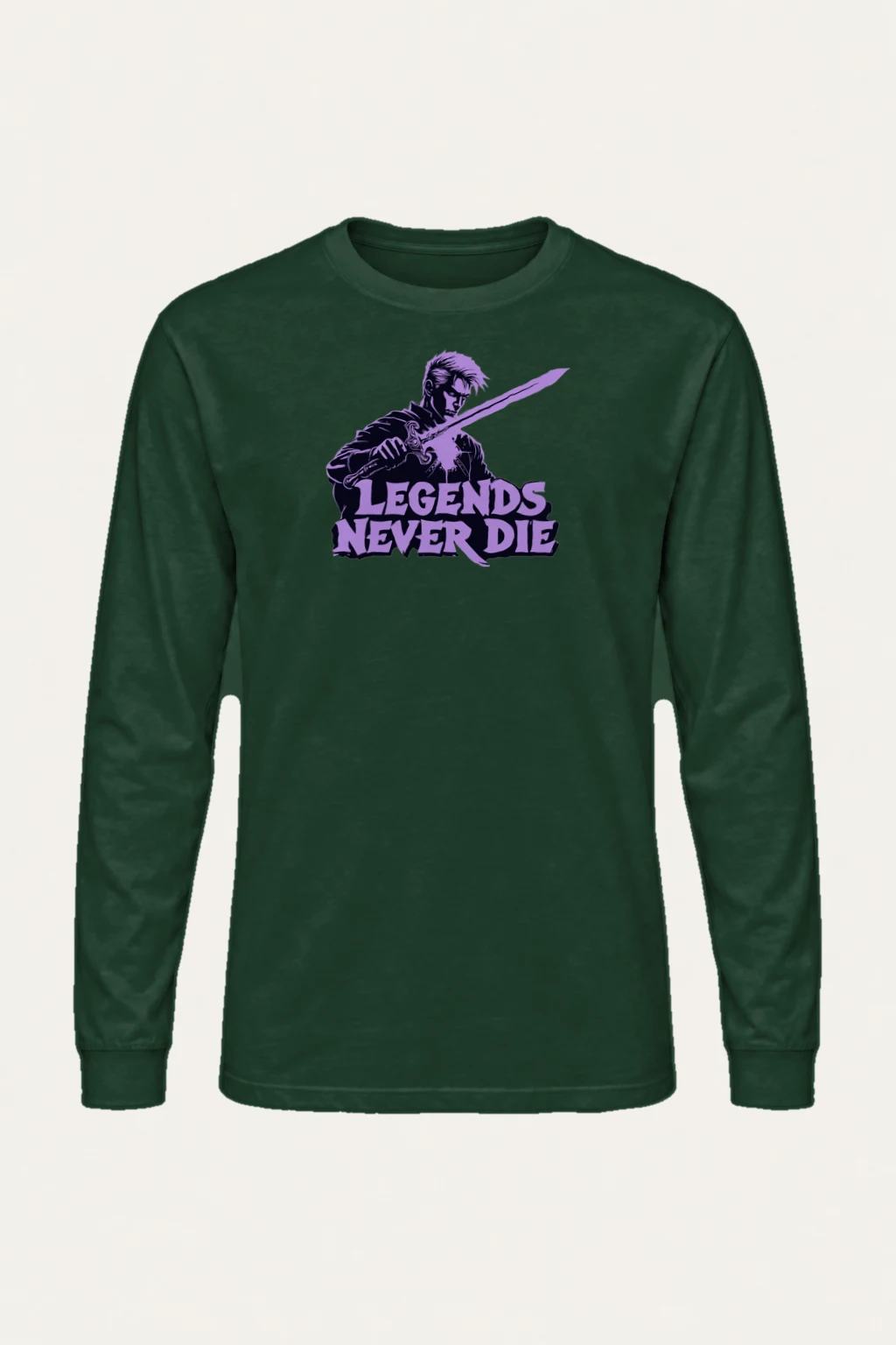 "Legends Never Die" Unisex Longsleeve T-shirt | Gildan 2400