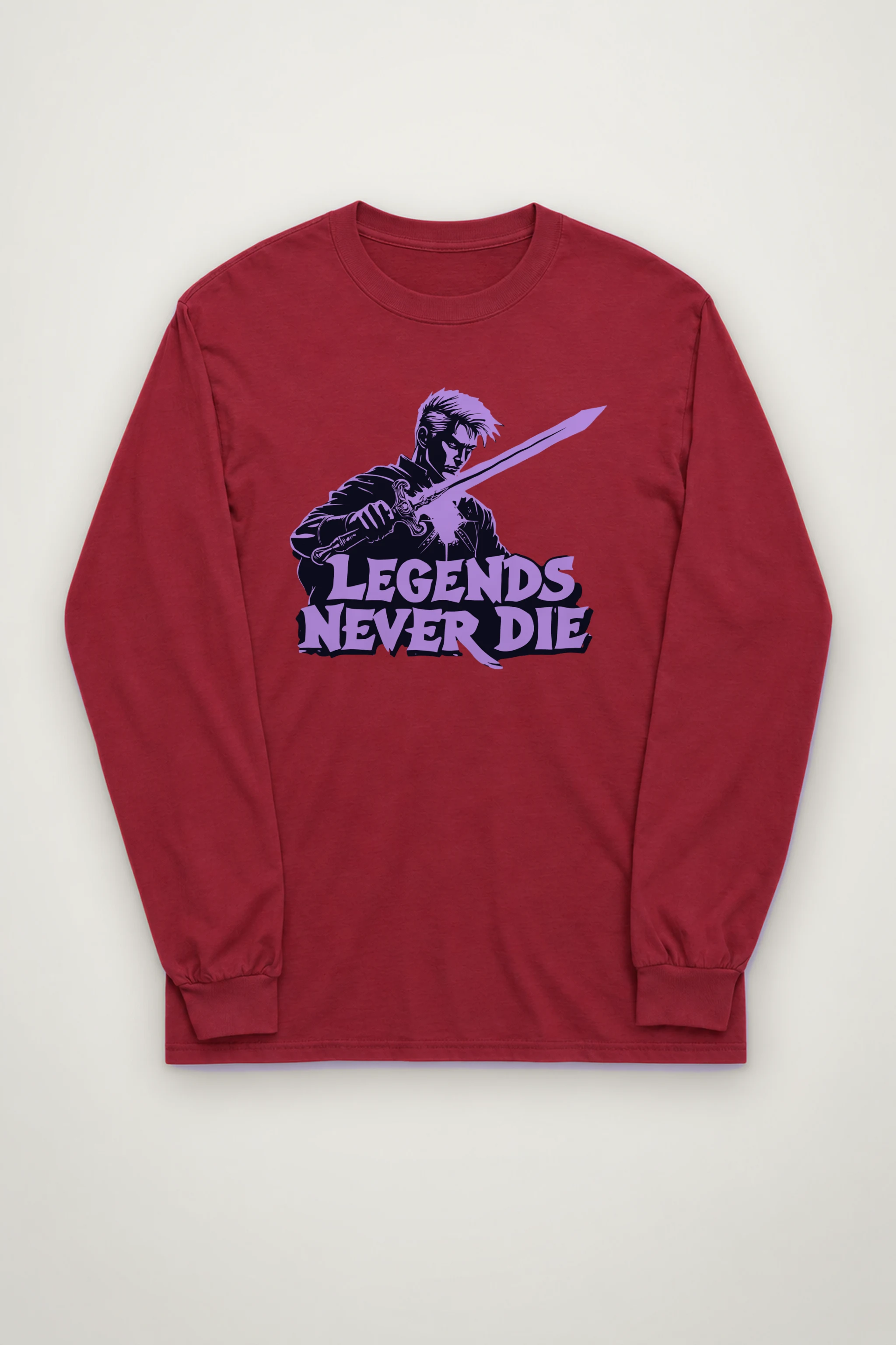 "Legends Never Die" Unisex Longsleeve T-shirt