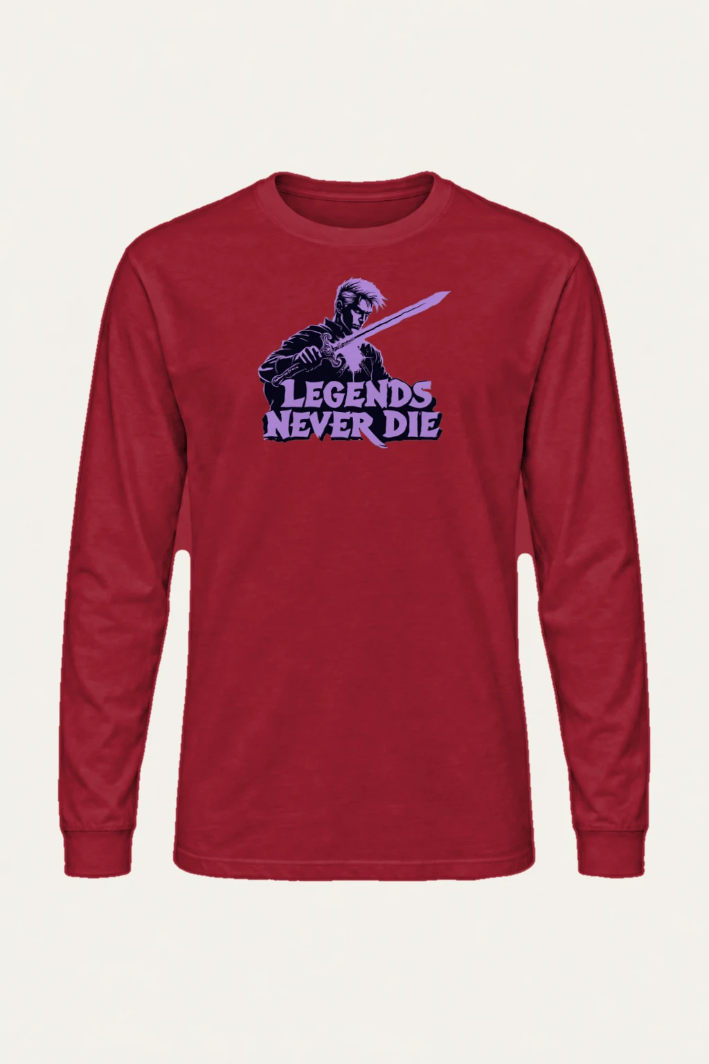 "Legends Never Die" Unisex Longsleeve T-shirt | Gildan 2400