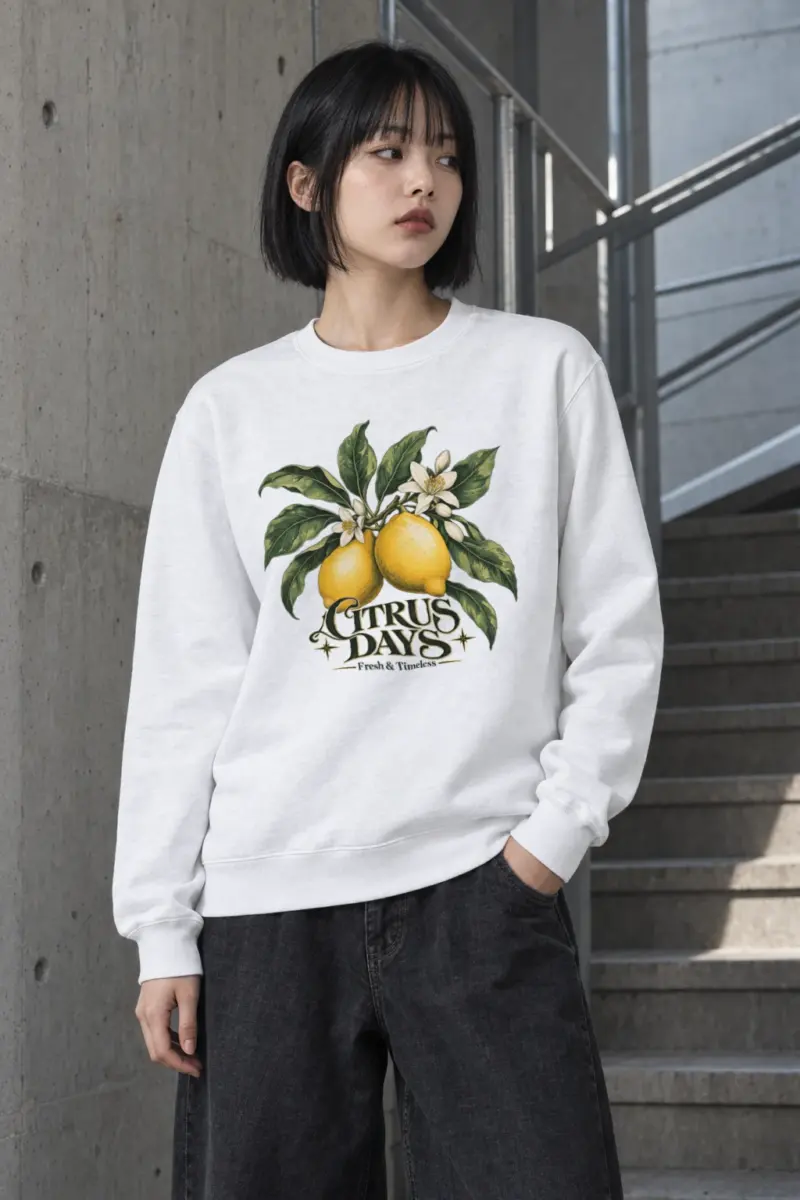"Lemon Grove" Heavy Blend Unisex Crewneck Sweatshirt