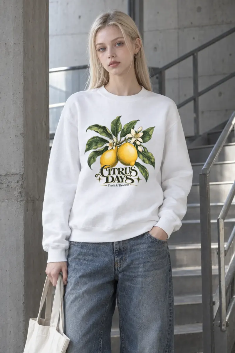 "Lemon Grove" Heavy Blend Unisex Crewneck Sweatshirt