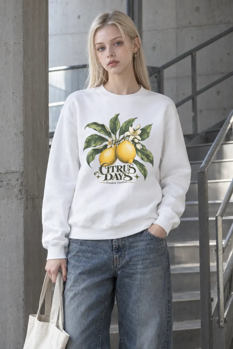 "Lemon Grove" Heavy Blend Unisex Crewneck Sweatshirt