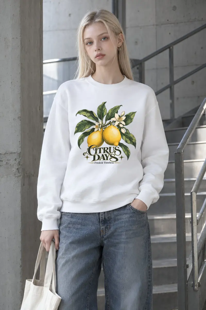 "Lemon Grove" Heavy Blend Unisex Crewneck Sweatshirt