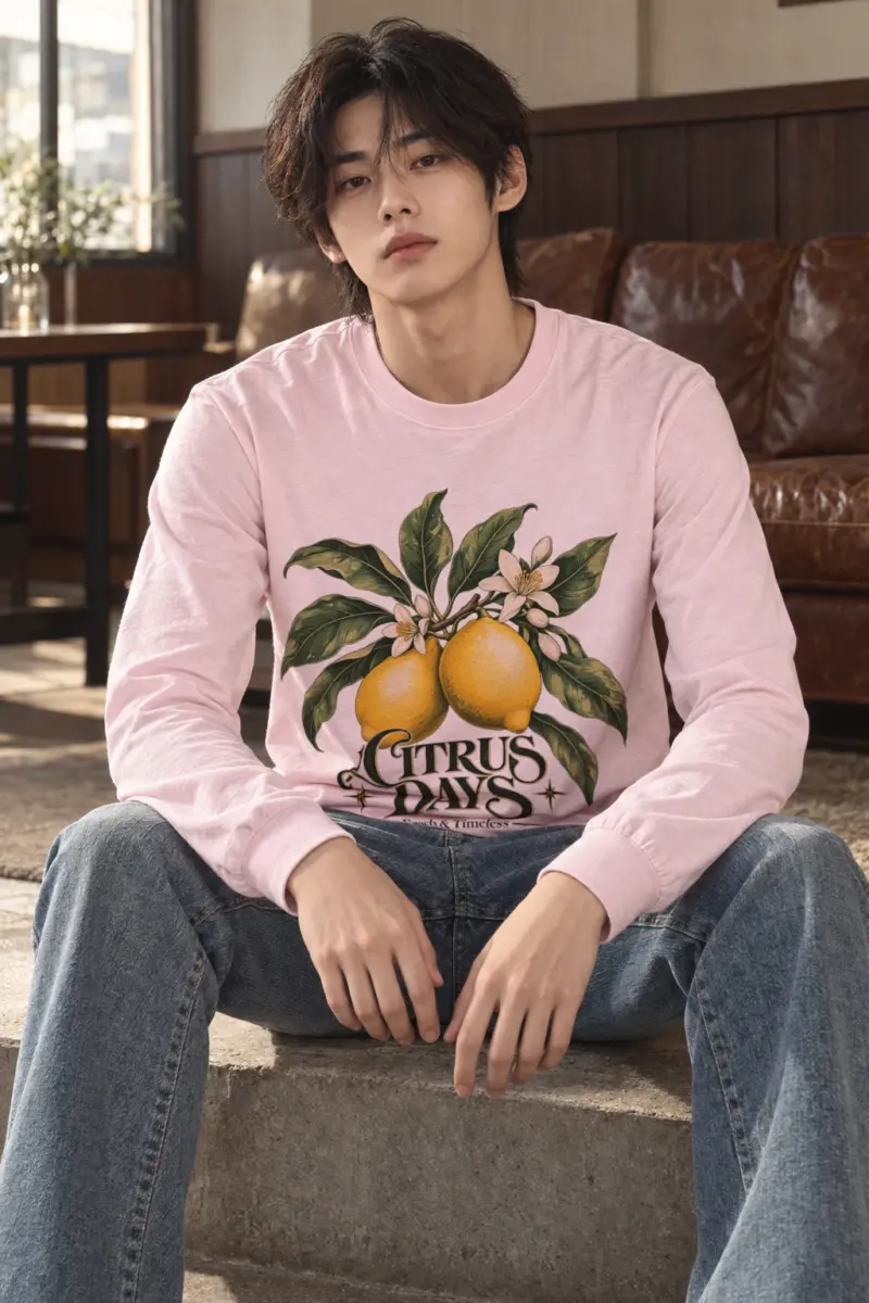 "Lemon Herbarium" Unisex Longsleeve T-shirt