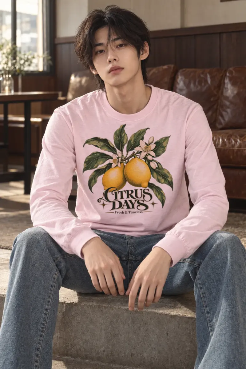 "Lemon Herbarium" Unisex Longsleeve T-shirt