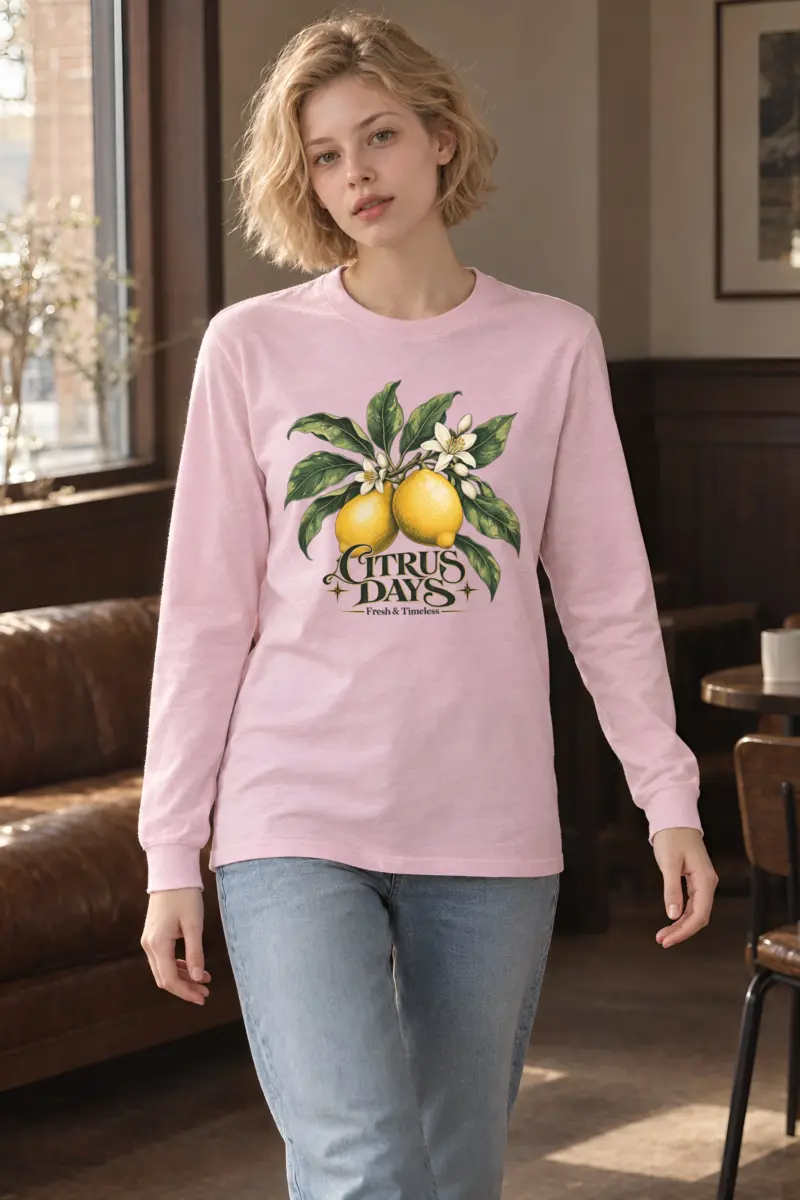 "Lemon Herbarium" Unisex Longsleeve T-shirt