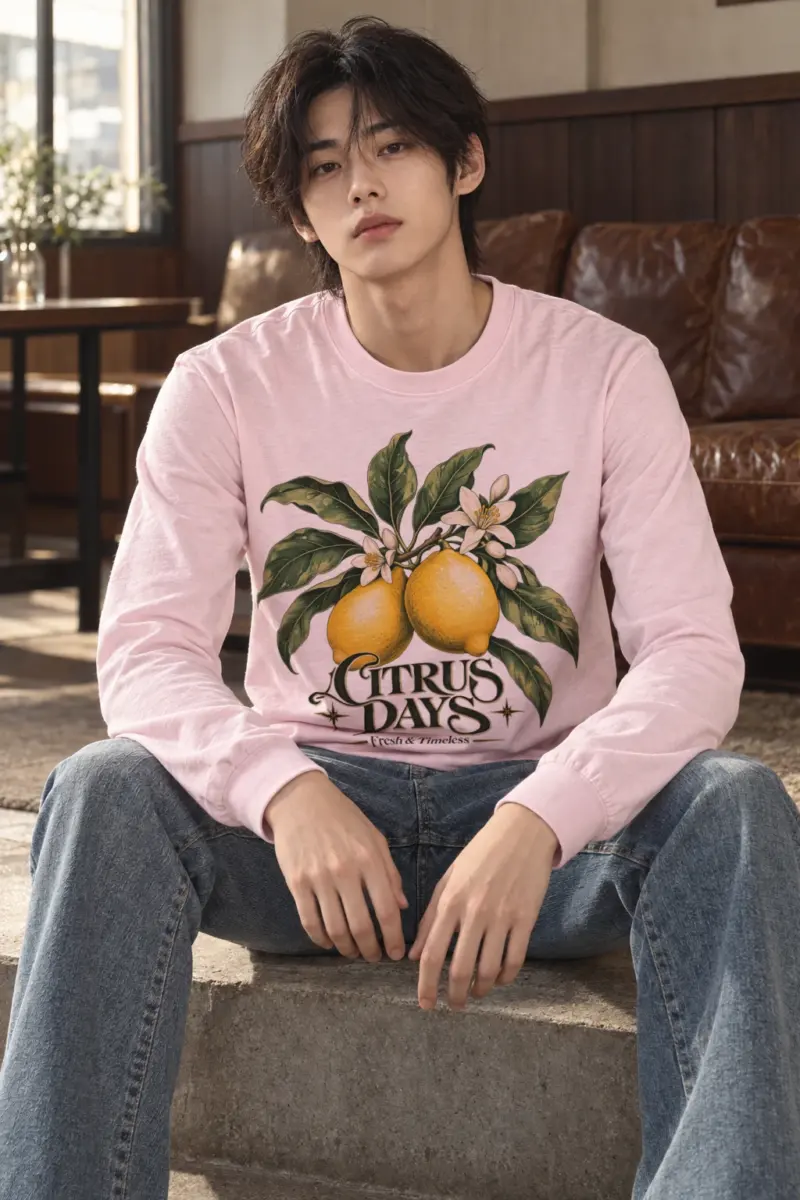 "Lemon Herbarium" Unisex Longsleeve T-shirt