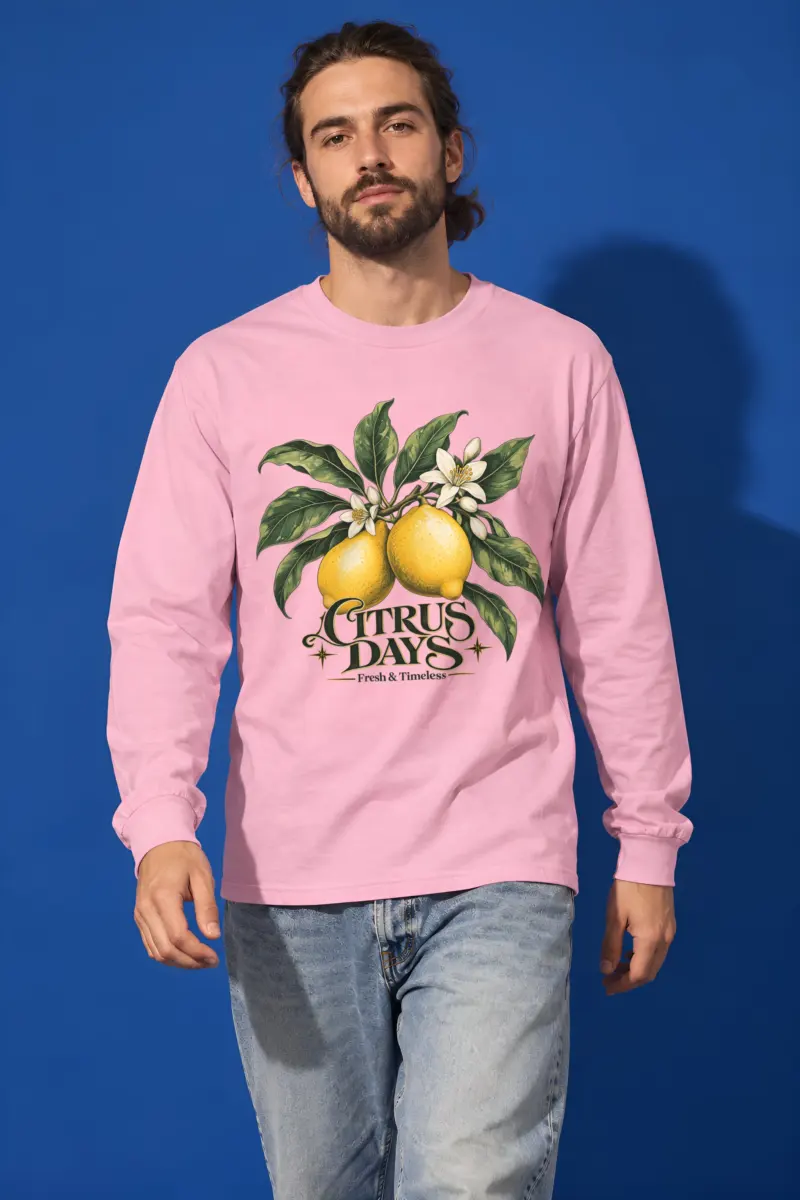 "Lemon Herbarium" Unisex Longsleeve T-shirt