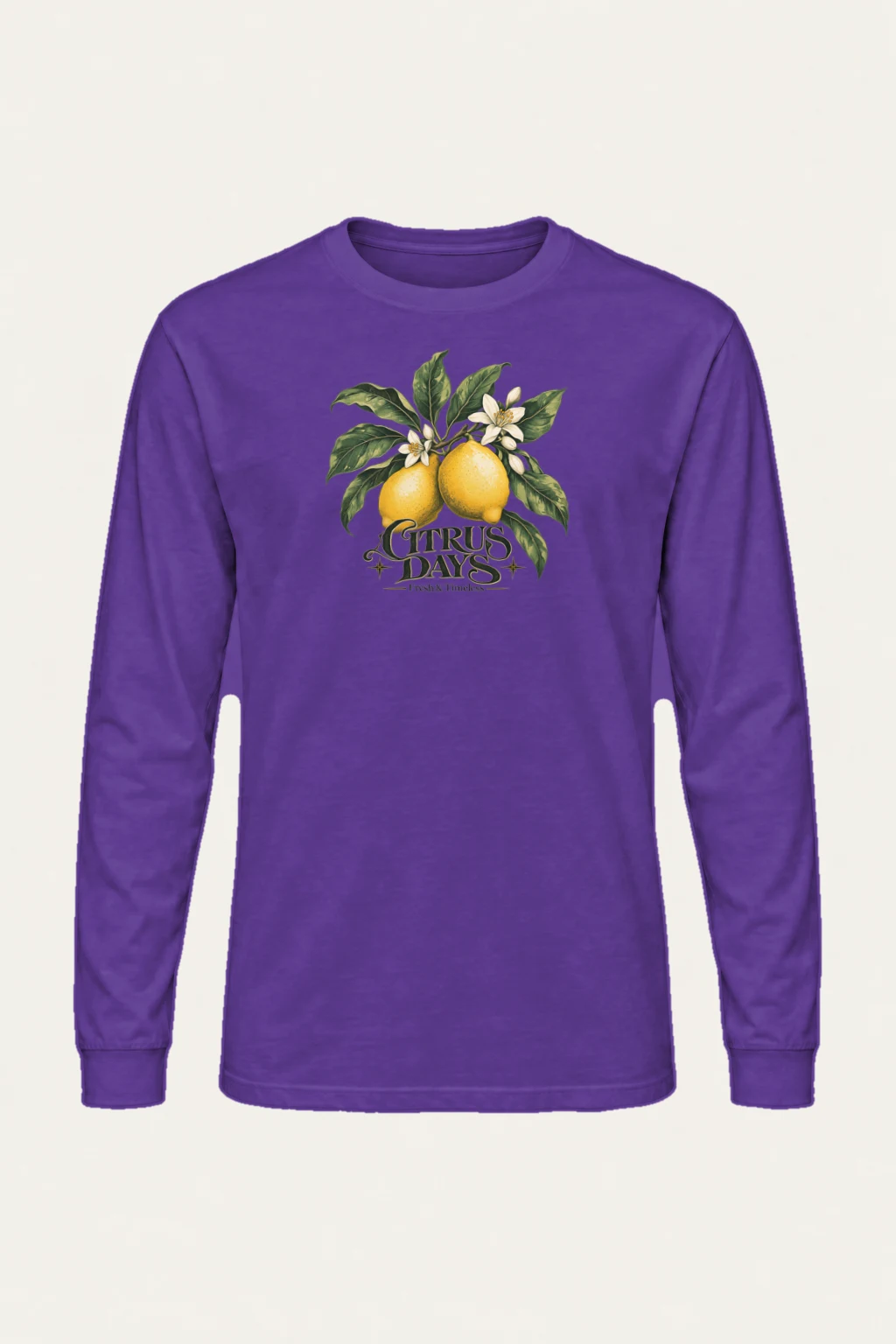 "Lemon Herbarium" Unisex Longsleeve T-shirt | Gildan 2400