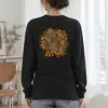 "Leopard Circle Heart" Unisex Longsleeve T-shirt