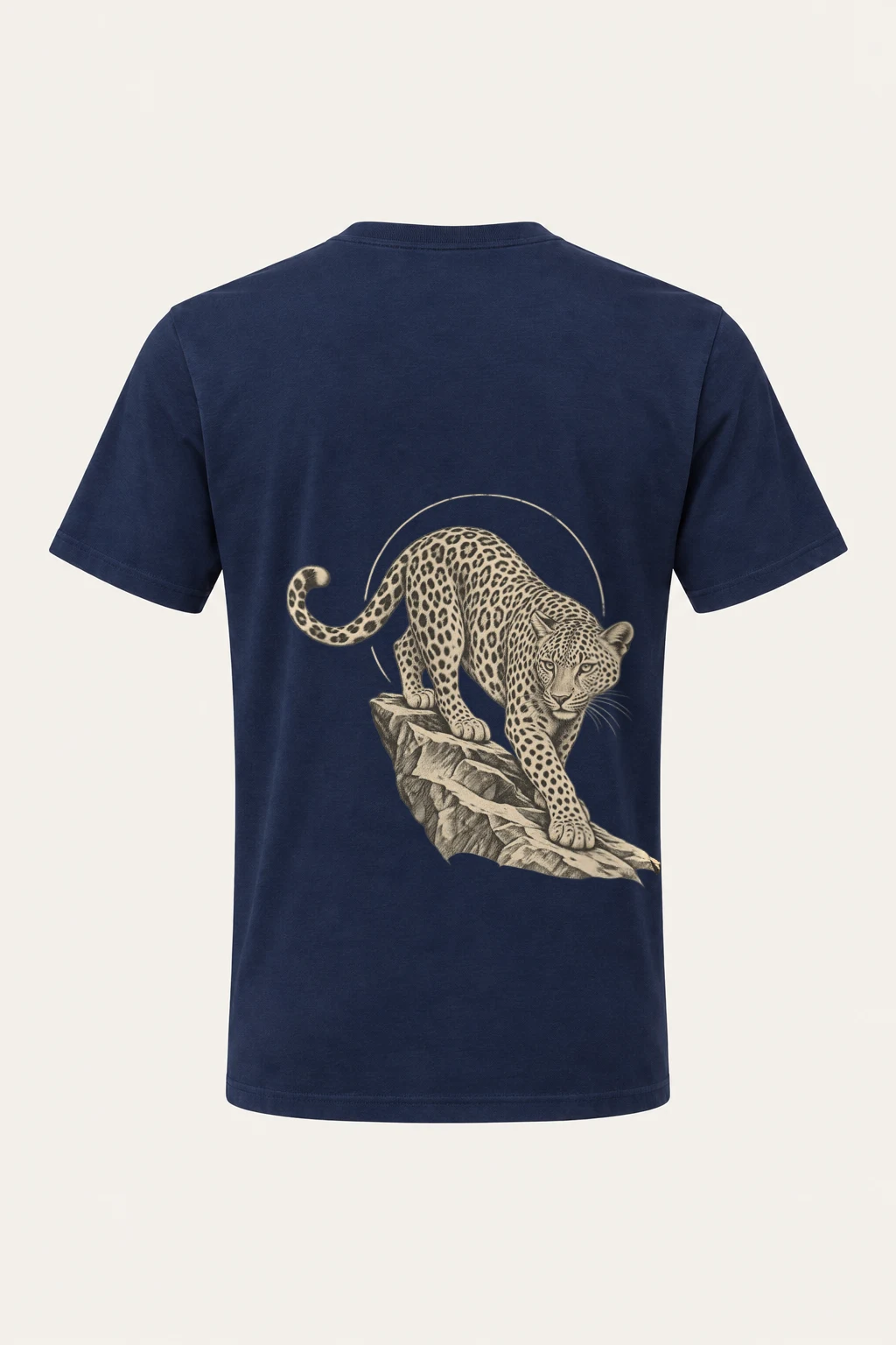 "Leopard Ledge" Heavyweight Unisex Crewneck T-shirt | Gildan 5000