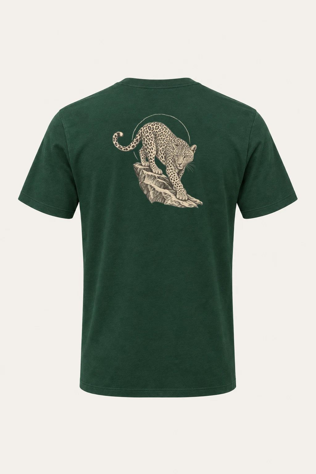 "Leopard Ledge" Heavyweight Unisex Crewneck T-shirt | Gildan 5000