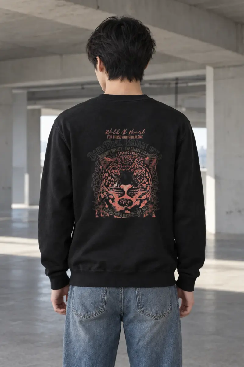 "Leopard Royalty" Heavy Blend Unisex Crewneck Sweatshirt