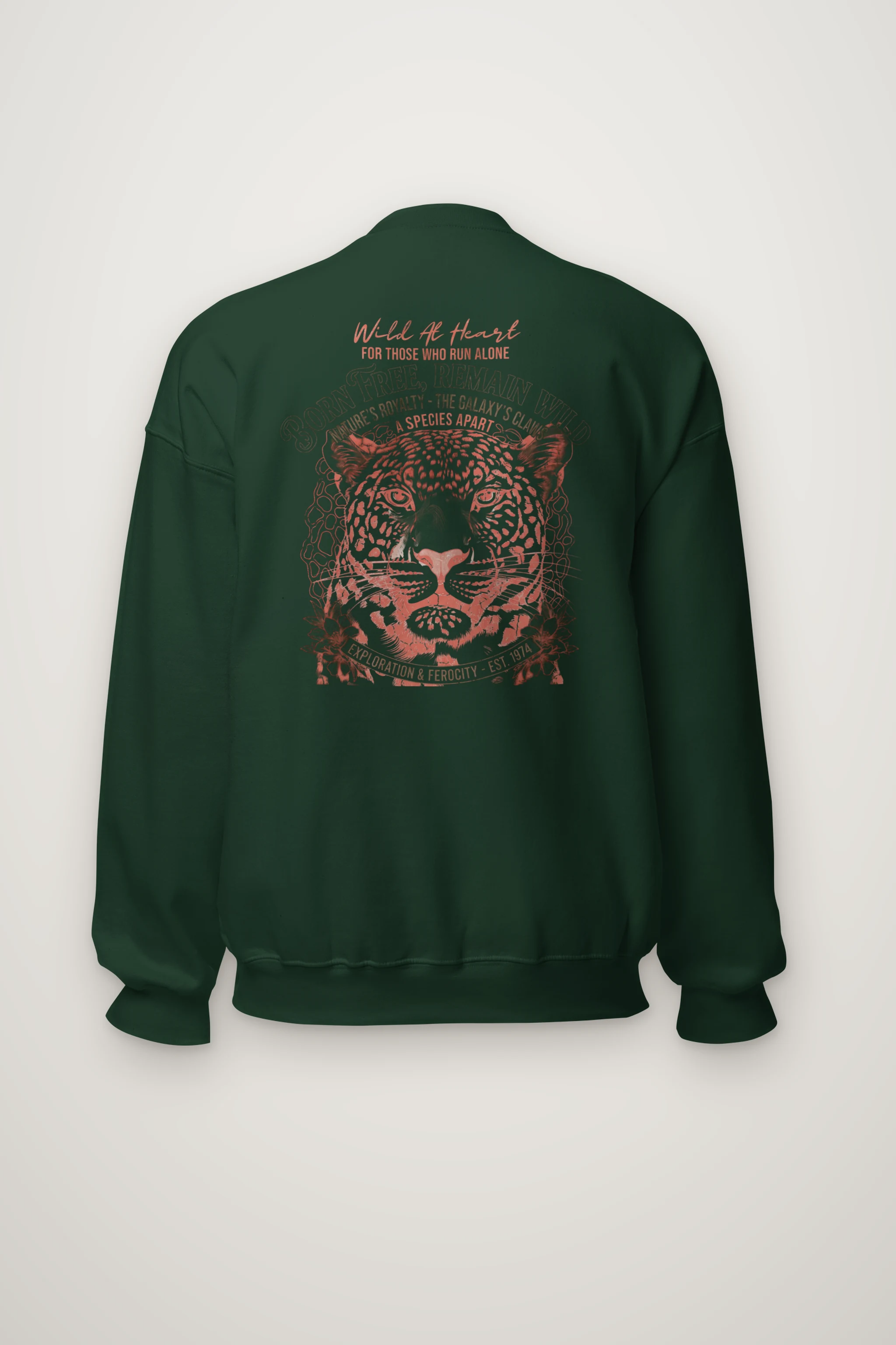 "Leopard Royalty" Heavy Blend Unisex Crewneck Sweatshirt