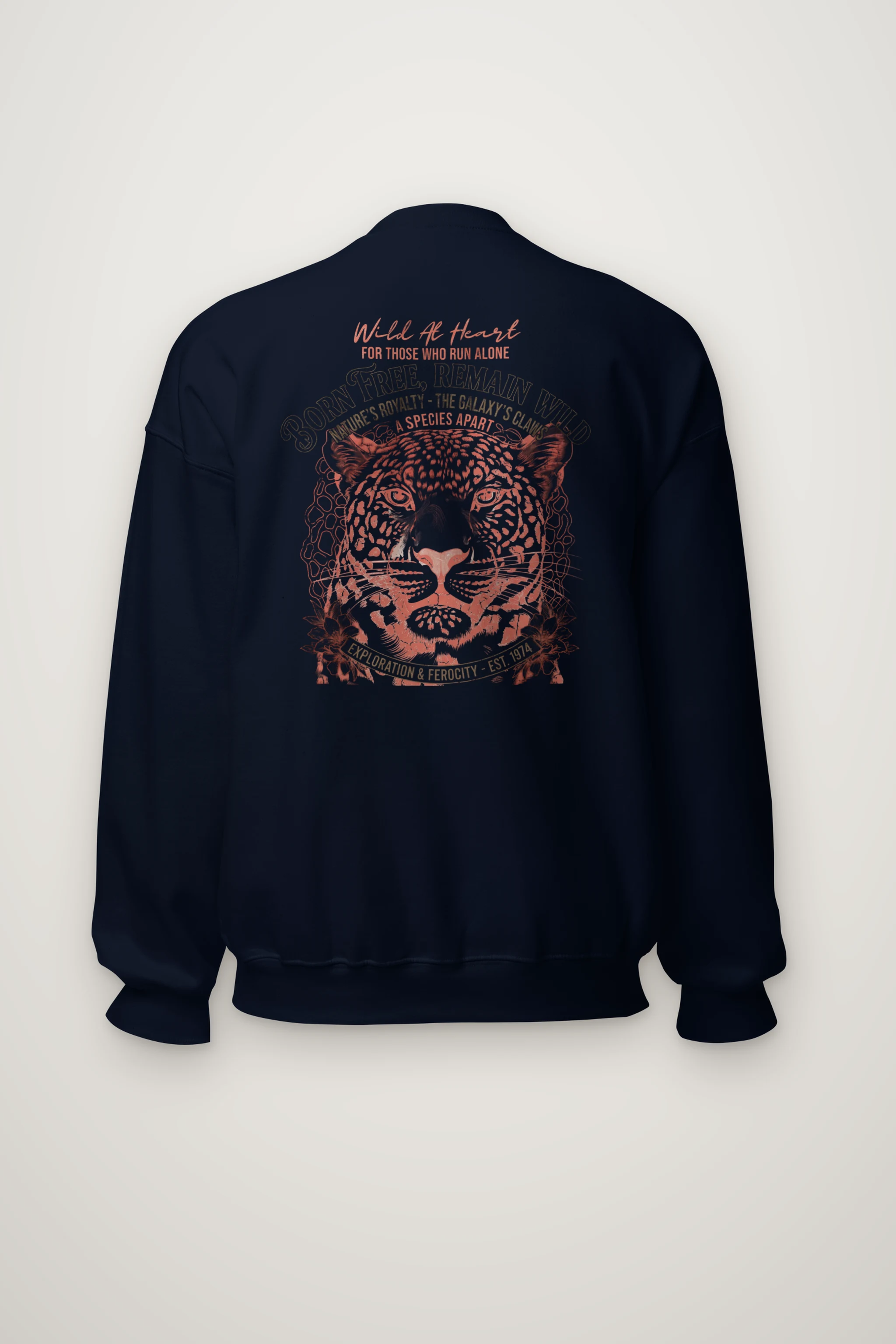 "Leopard Royalty" Heavy Blend Unisex Crewneck Sweatshirt