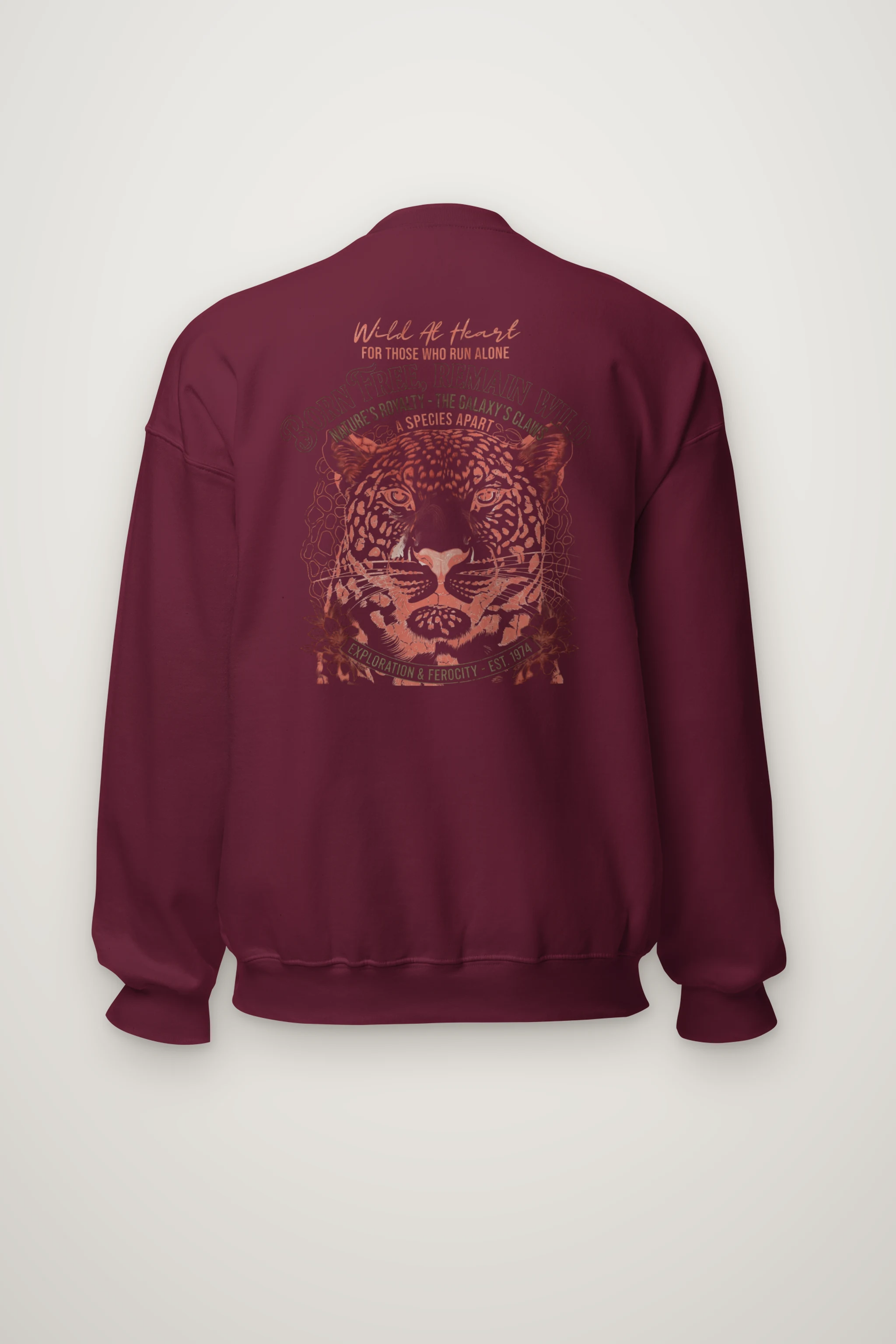 "Leopard Royalty" Heavy Blend Unisex Crewneck Sweatshirt