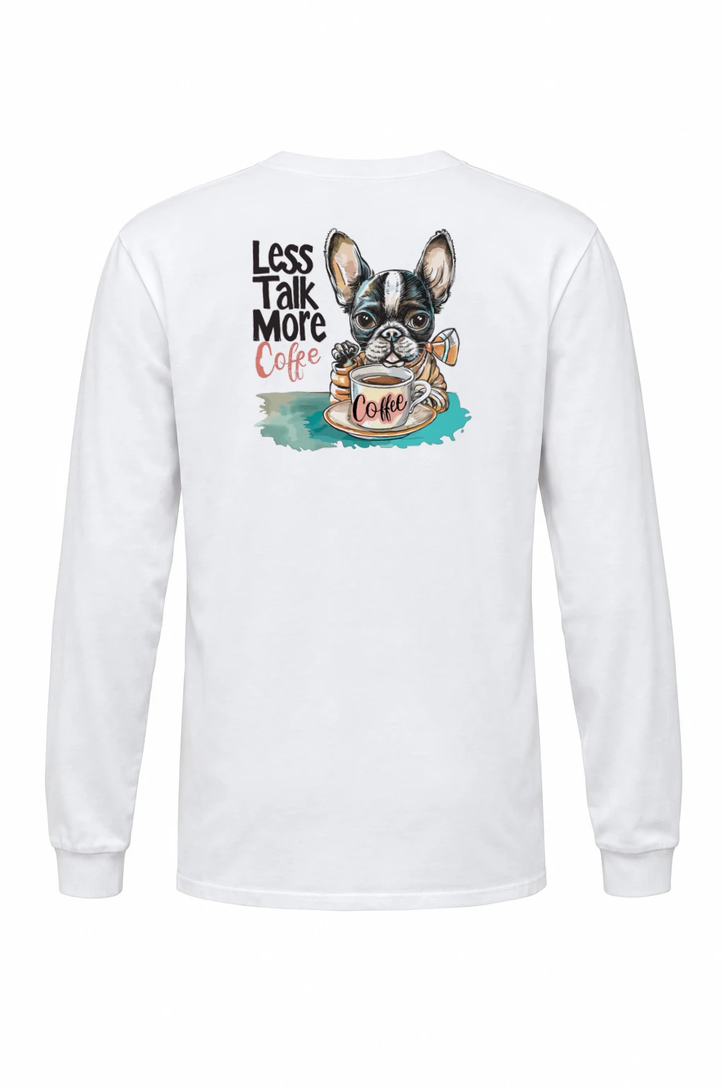 "Less Talk More Coffee" Unisex Longsleeve T-shirt | Gildan 2400