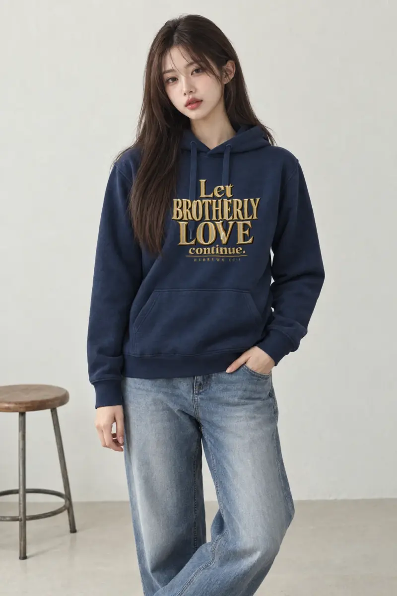 "Let Brotherly Love Continue" Heavy Blend Unisex Pullover Hoodie
