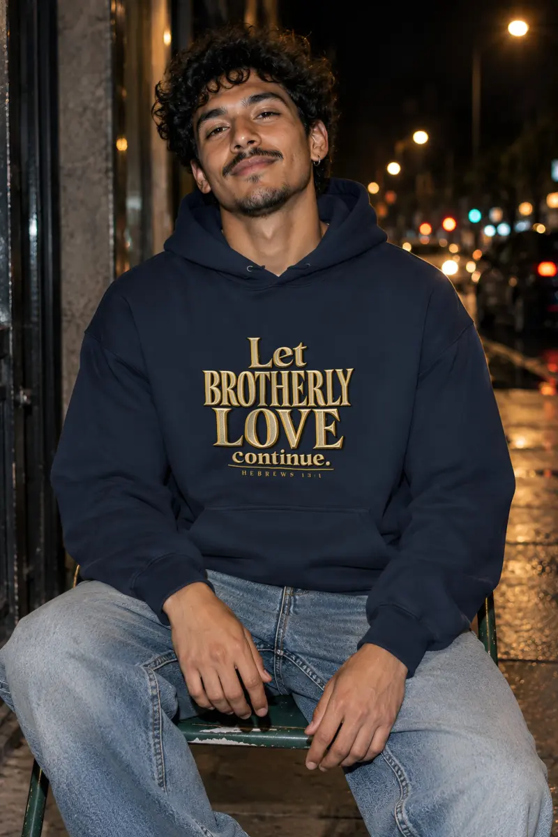 "Let Brotherly Love Continue" Heavy Blend Unisex Pullover Hoodie